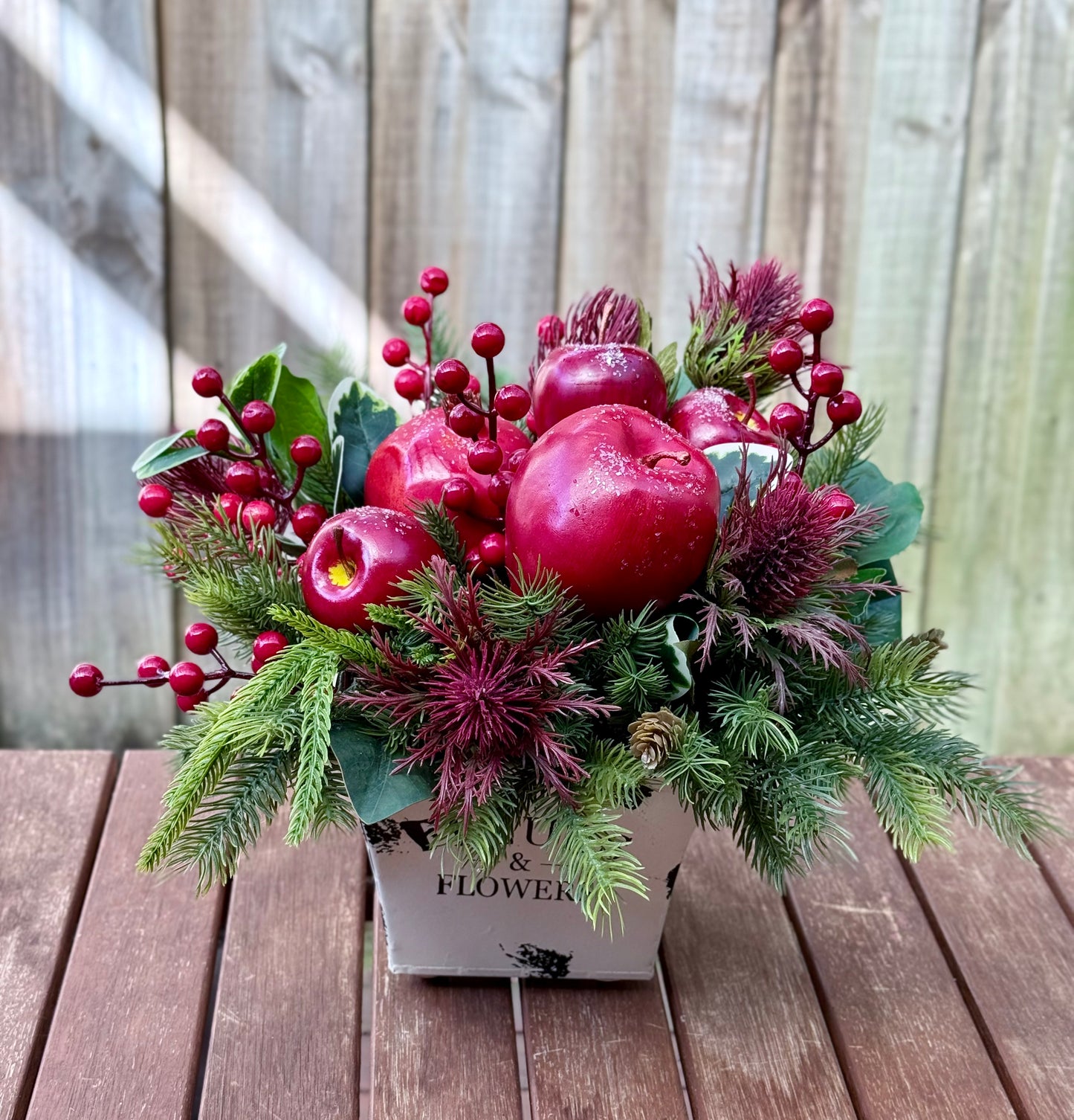 Apple Farm Christmas Arrangement