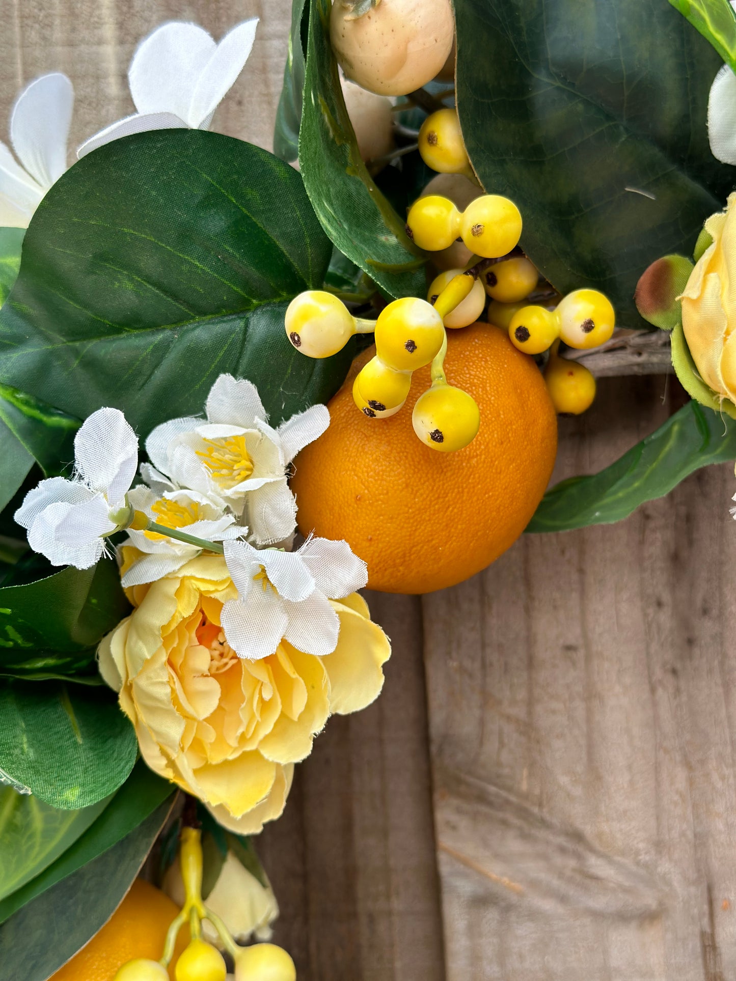 Lemoncello Wreath