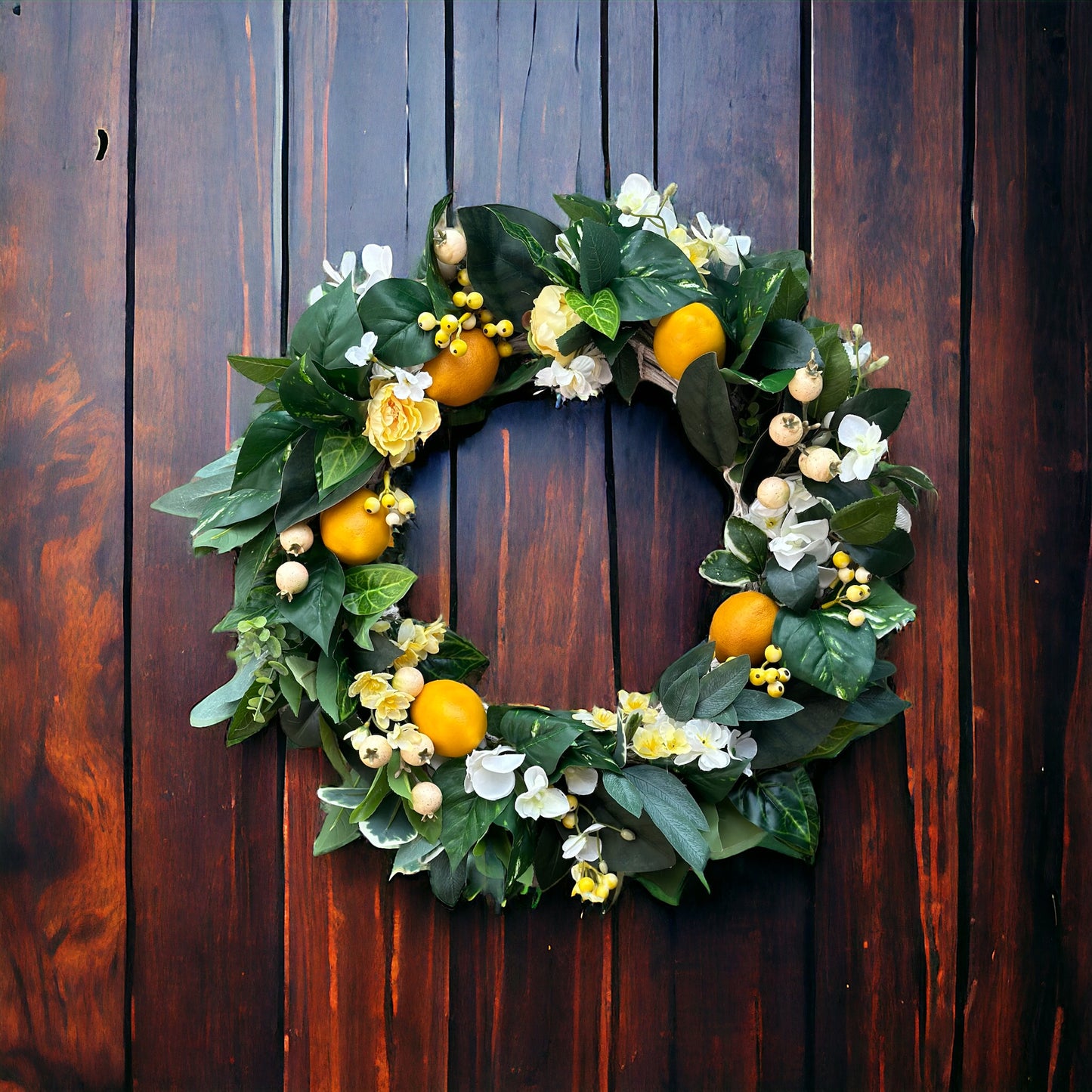 Lemoncello Wreath