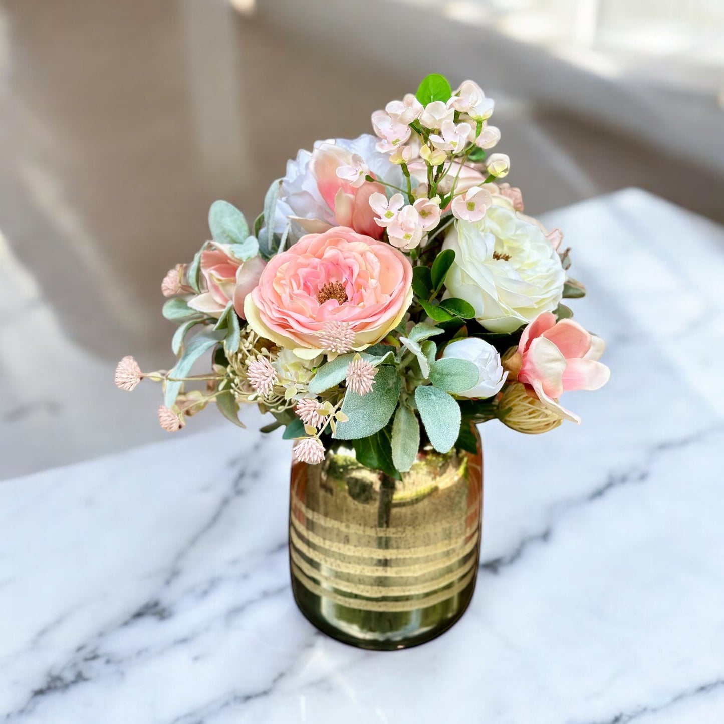 Rose Gold Allure Floral Arrangement