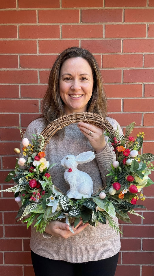 Country Easter Grace Wreath