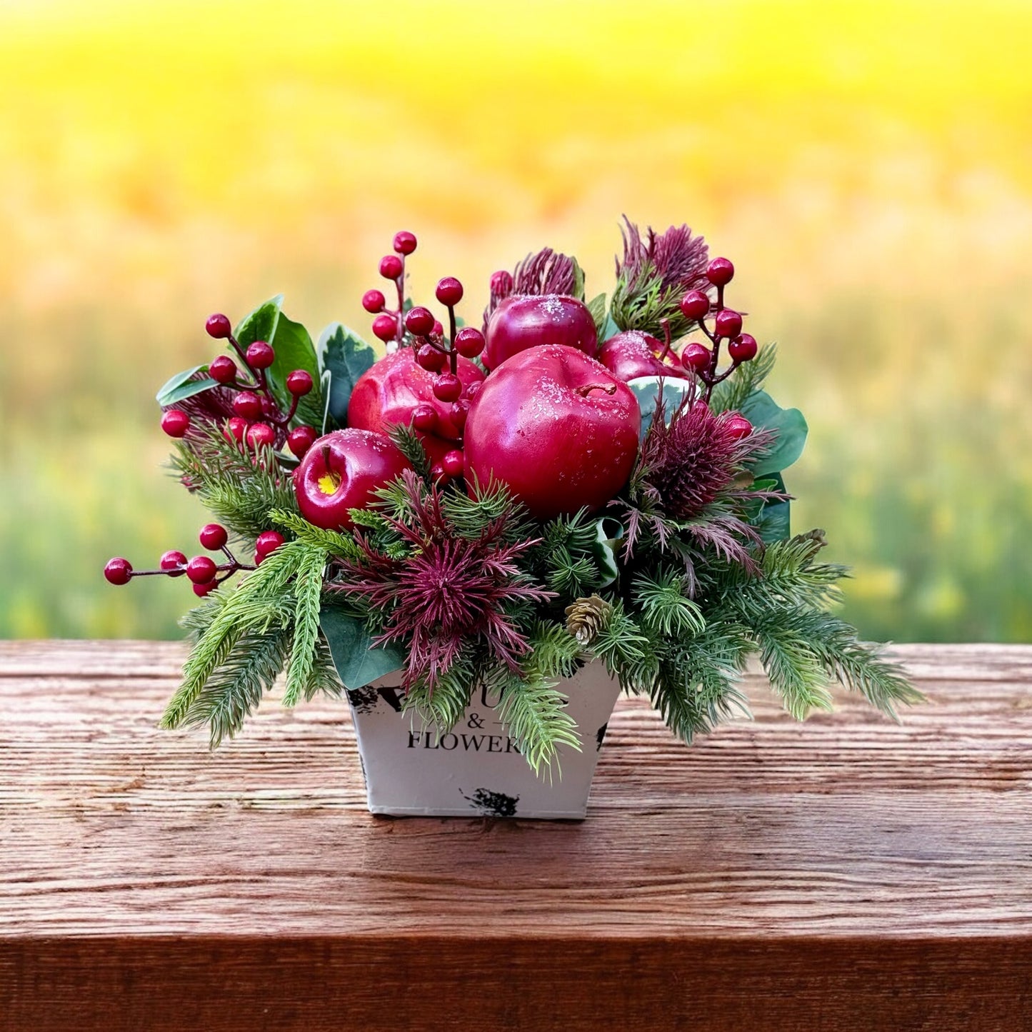 Apple Farm Christmas Arrangement