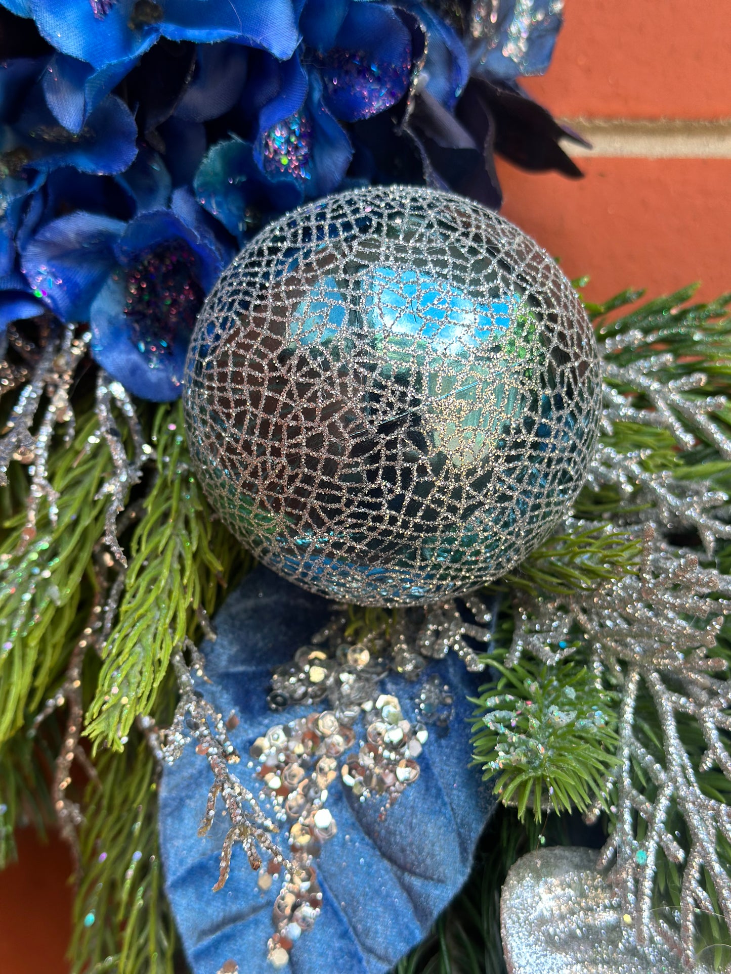 Ice Queen Christmas Wreath