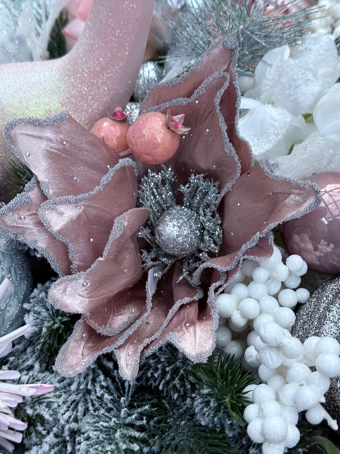 Frozen Petal Christmas Arrangement
