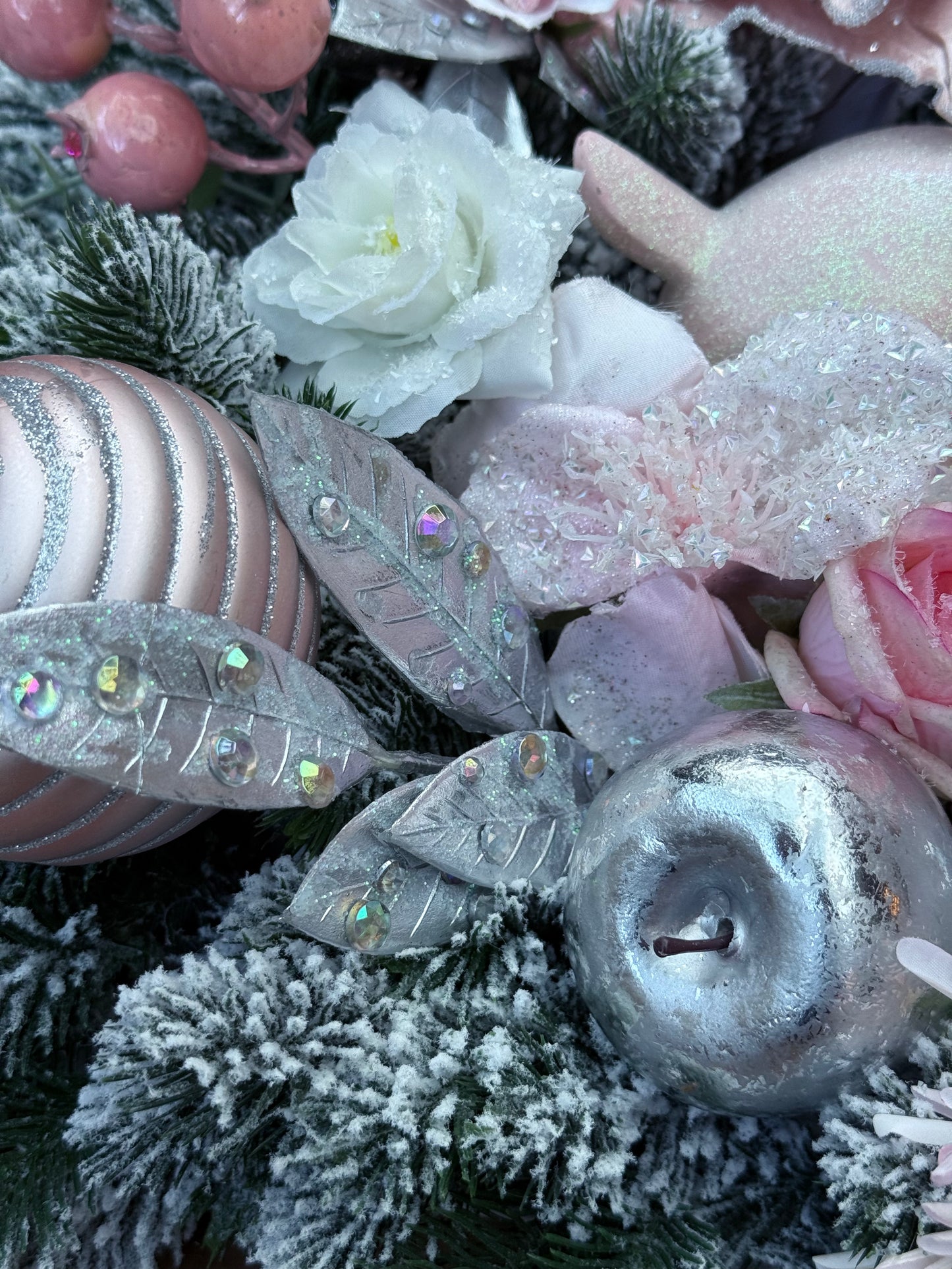 Frozen Petal Christmas Arrangement