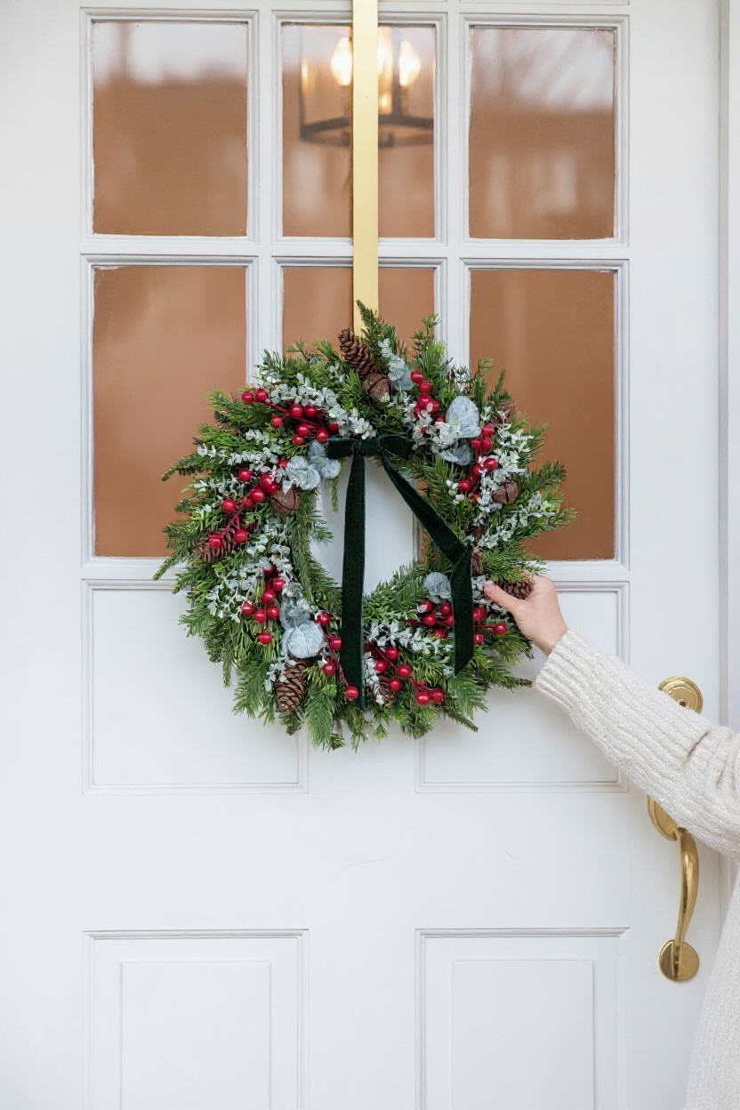 Bells & Berries Christmas Wreath