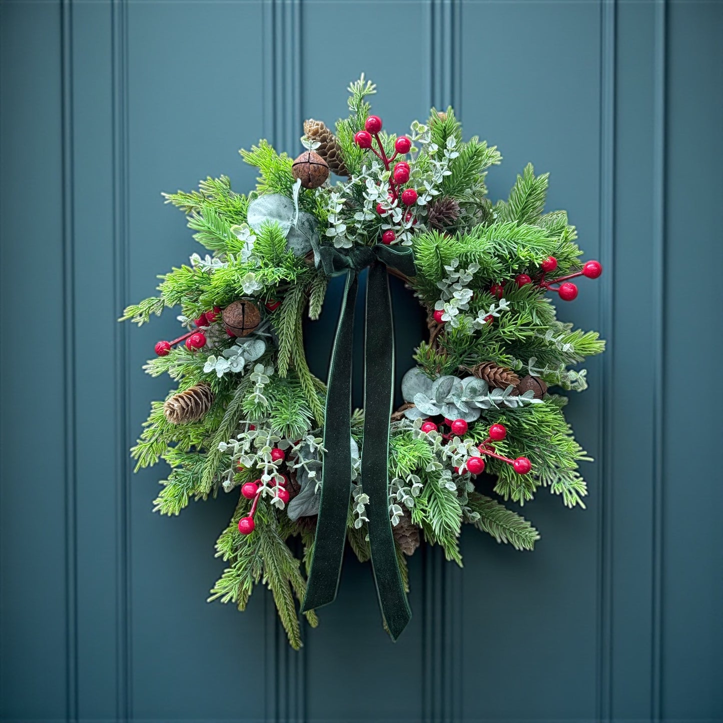 Bells & Berries Christmas Wreath
