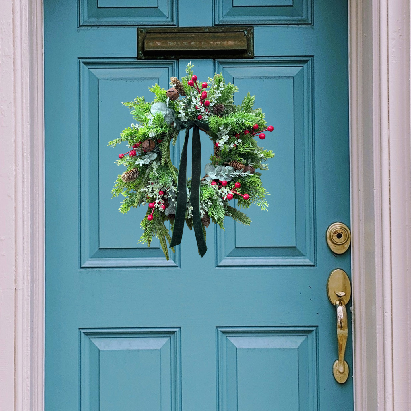 Bells & Berries Christmas Wreath