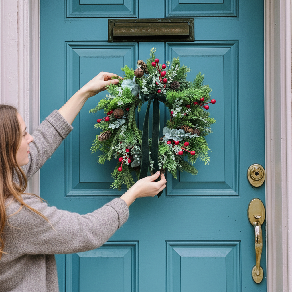 Bells & Berries Christmas Wreath