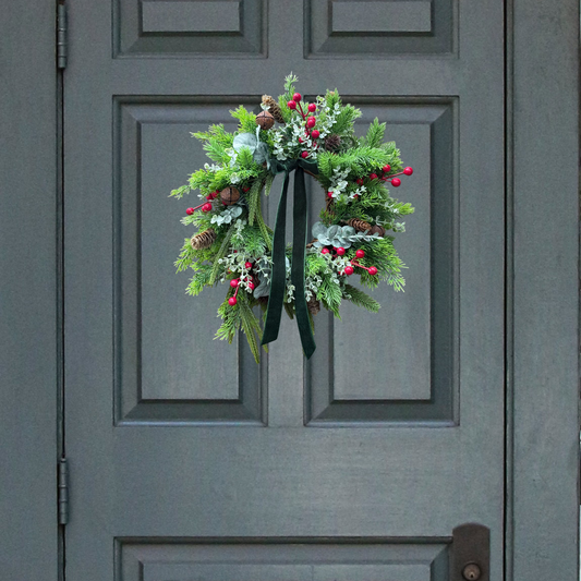 Bells & Berries Christmas Wreath