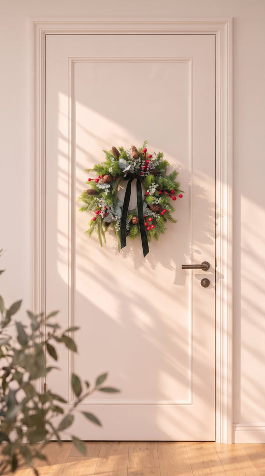 Bells & Berries Christmas Wreath