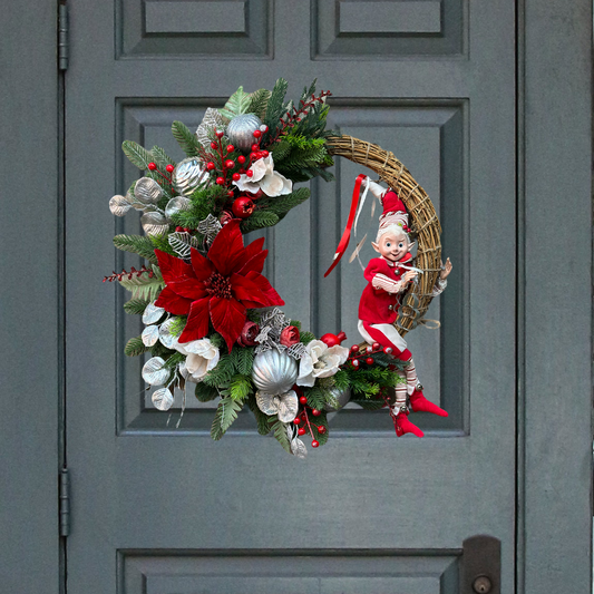 Peppermint Parlor Christmas Wreath