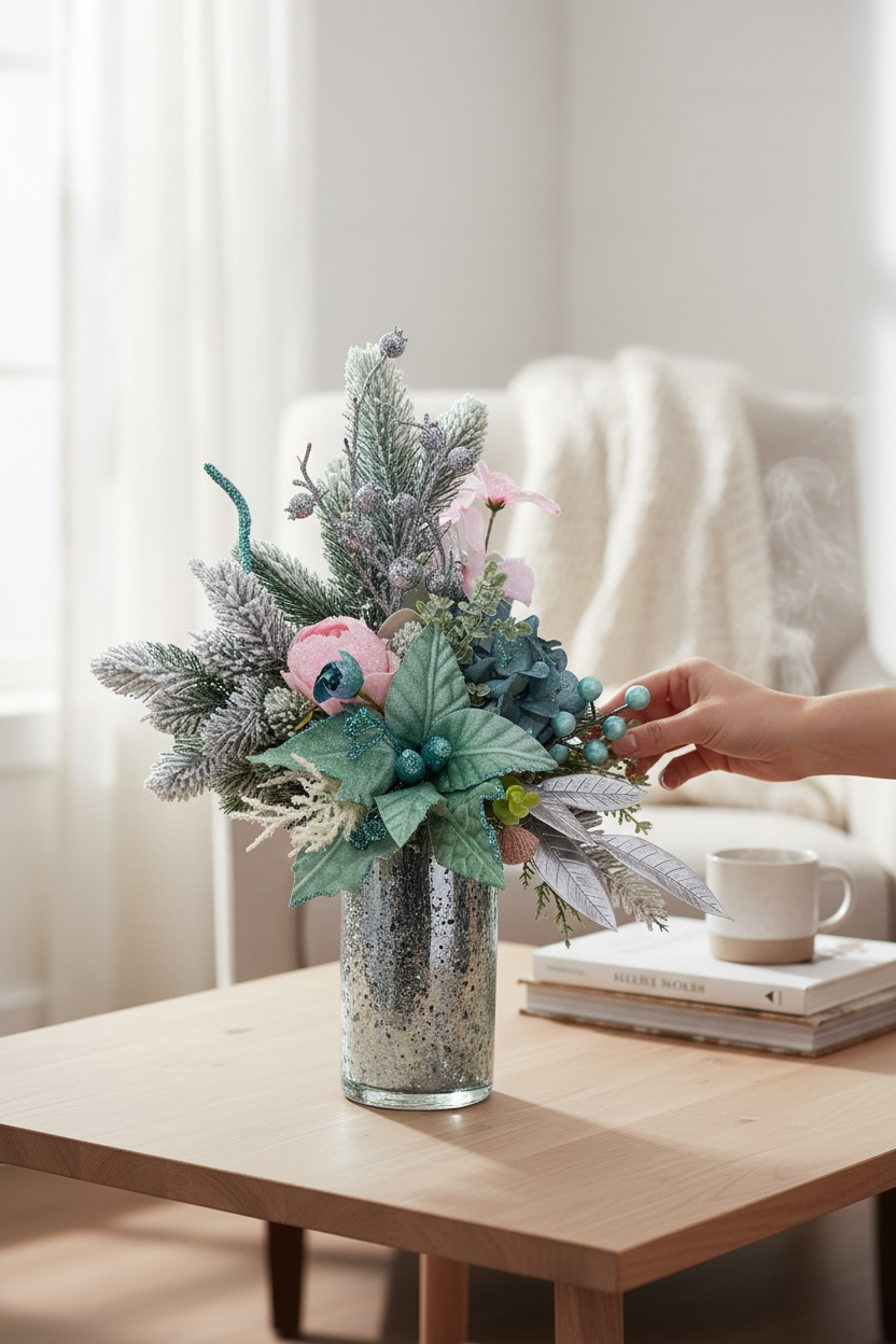 Coastal Christmas Floral Arrangement
