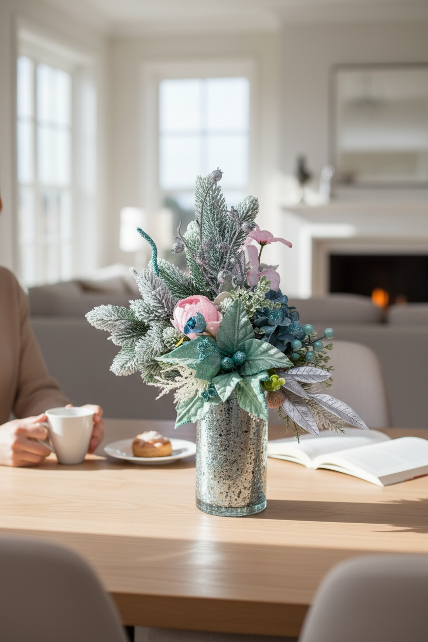 Coastal Christmas Floral Arrangement