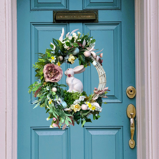 Mauve Easter Meadow Wreath