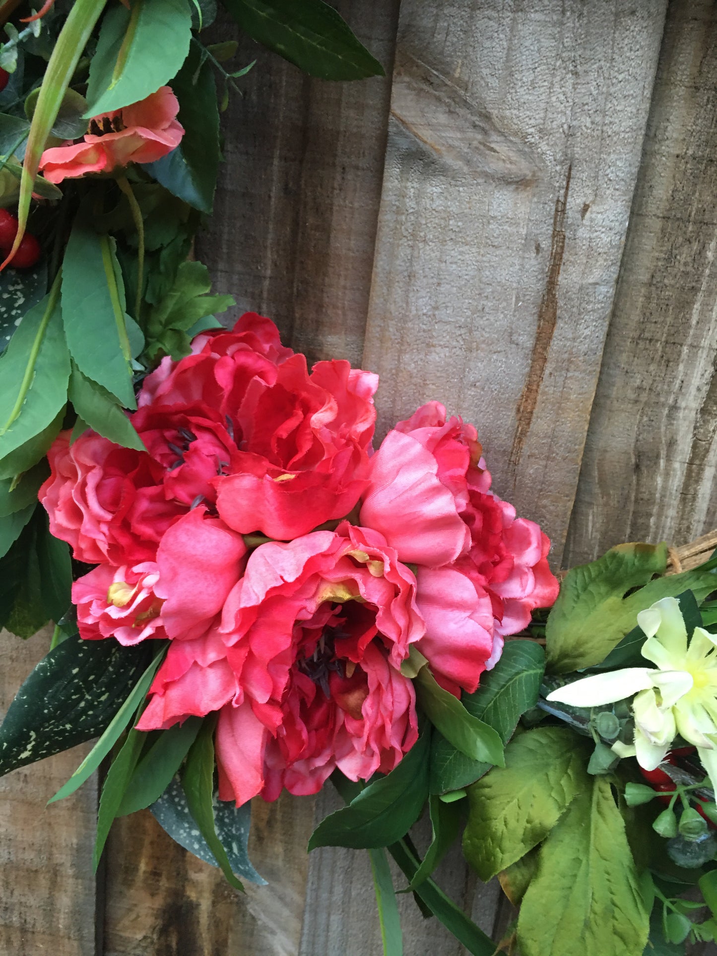 Coral Passion Wreath