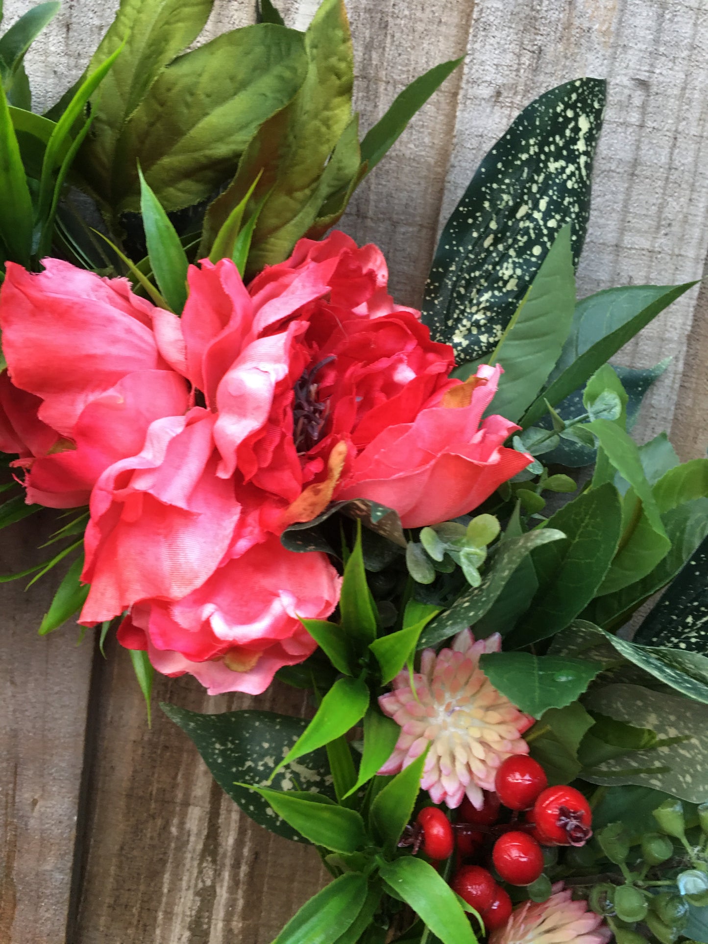 Coral Passion Wreath