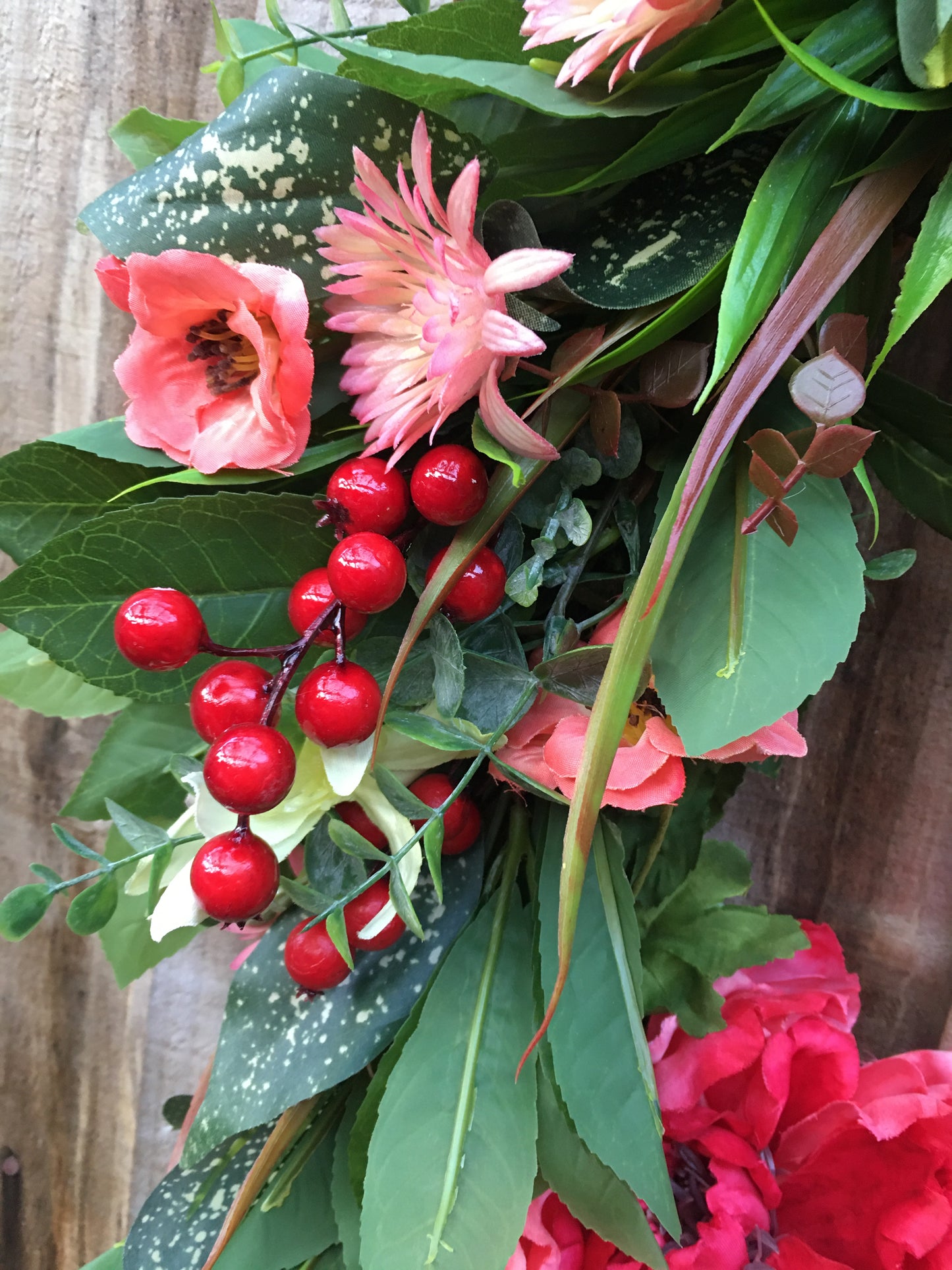 Coral Passion Wreath