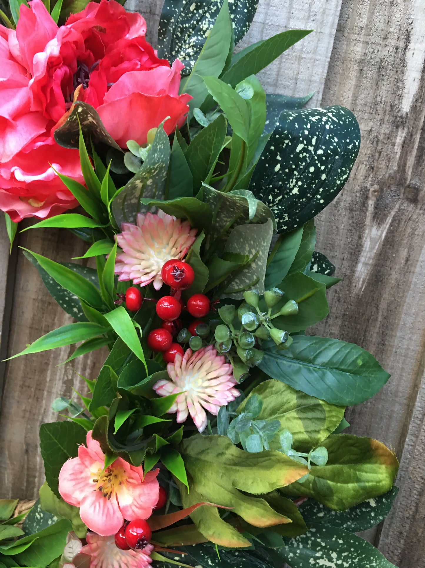 Coral Passion Wreath