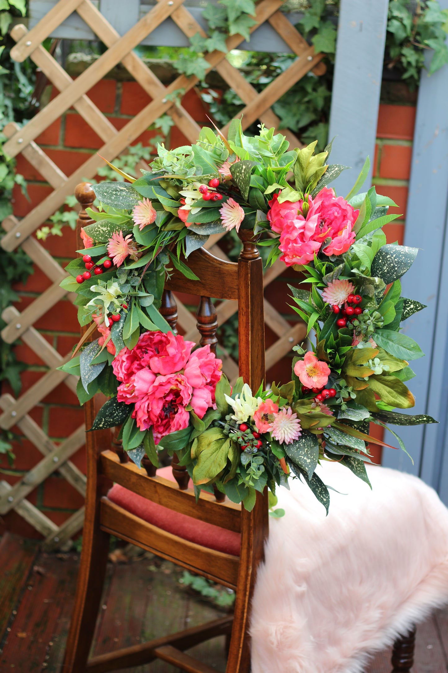 Coral Passion Wreath