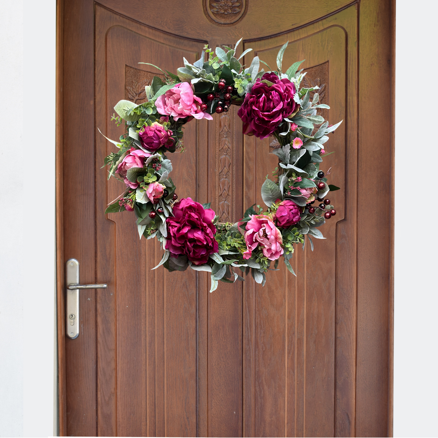 Burgundy Rhapsody Wreath