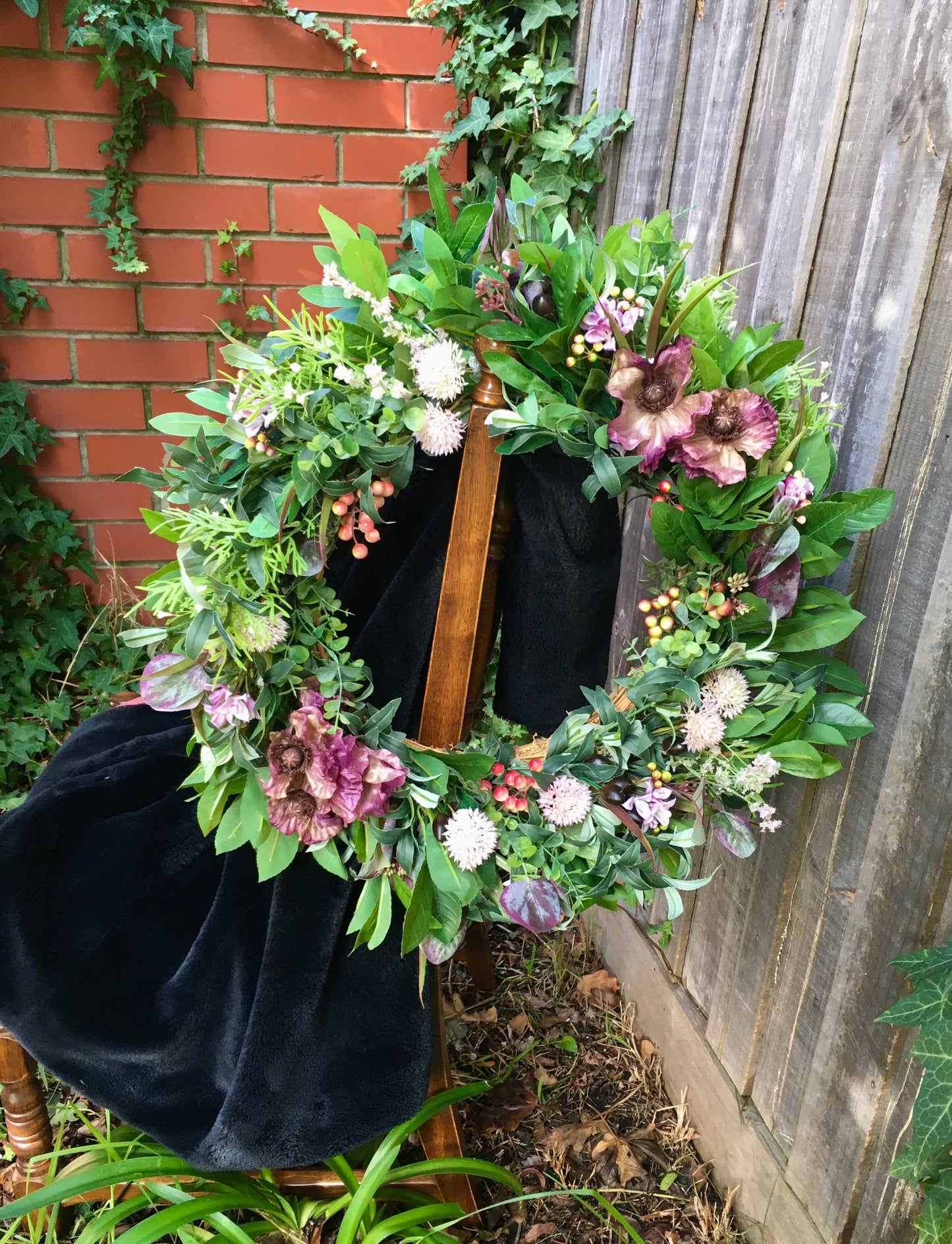 Plum Fantasy Wreath