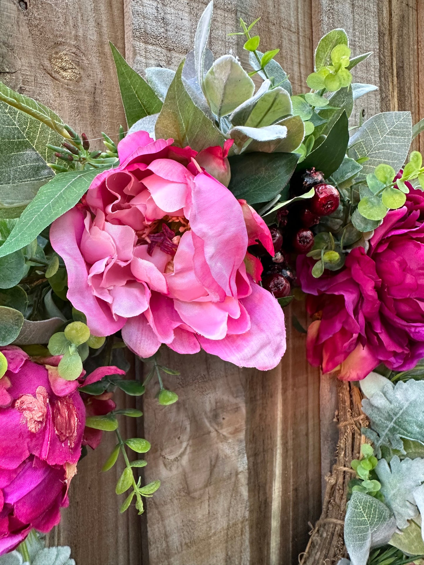 Burgundy Rhapsody Wreath