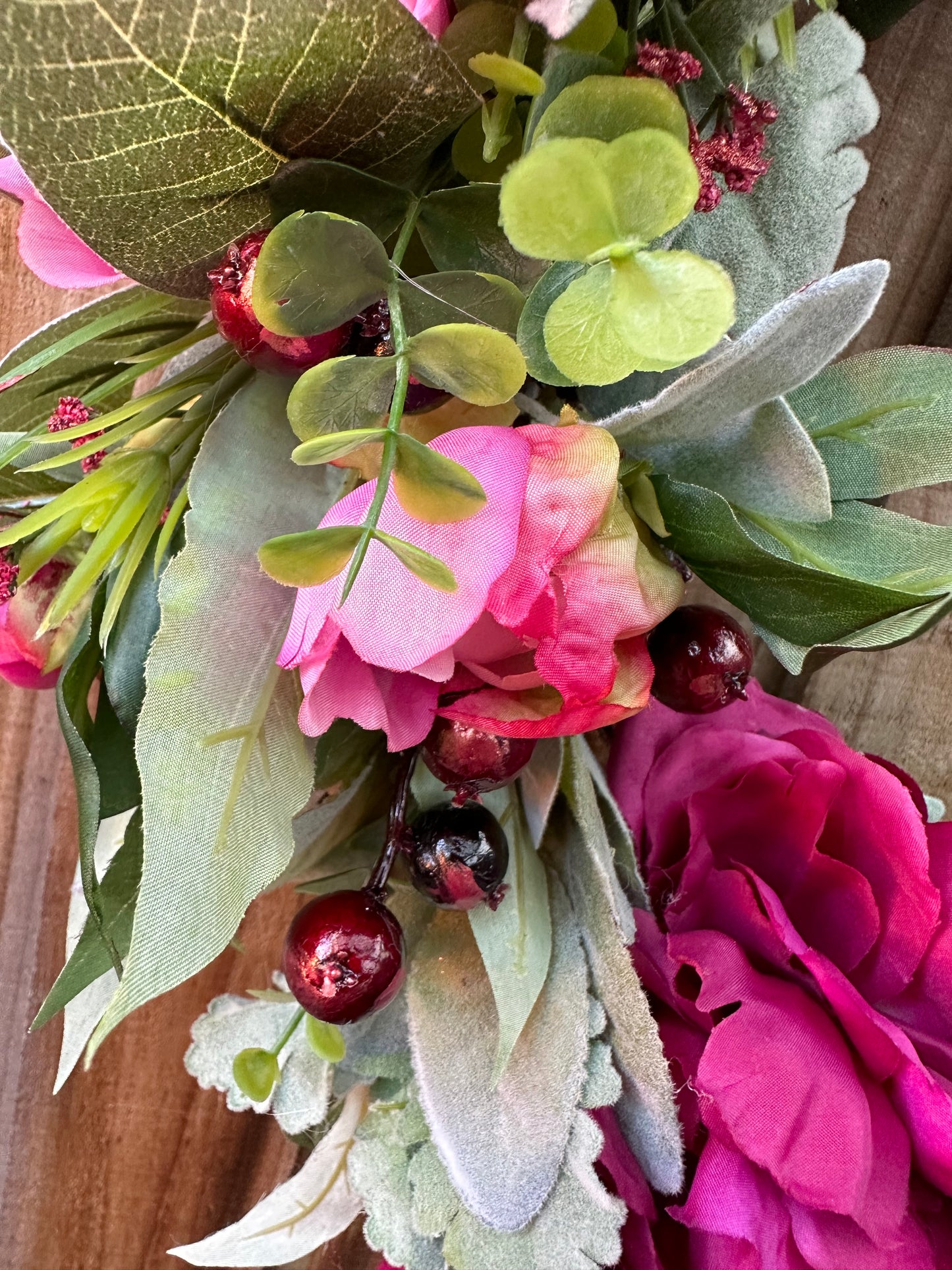 Burgundy Rhapsody Wreath