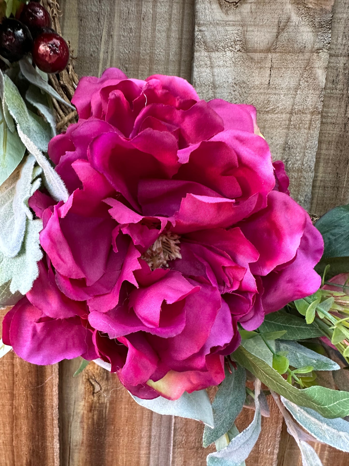 Burgundy Rhapsody Wreath