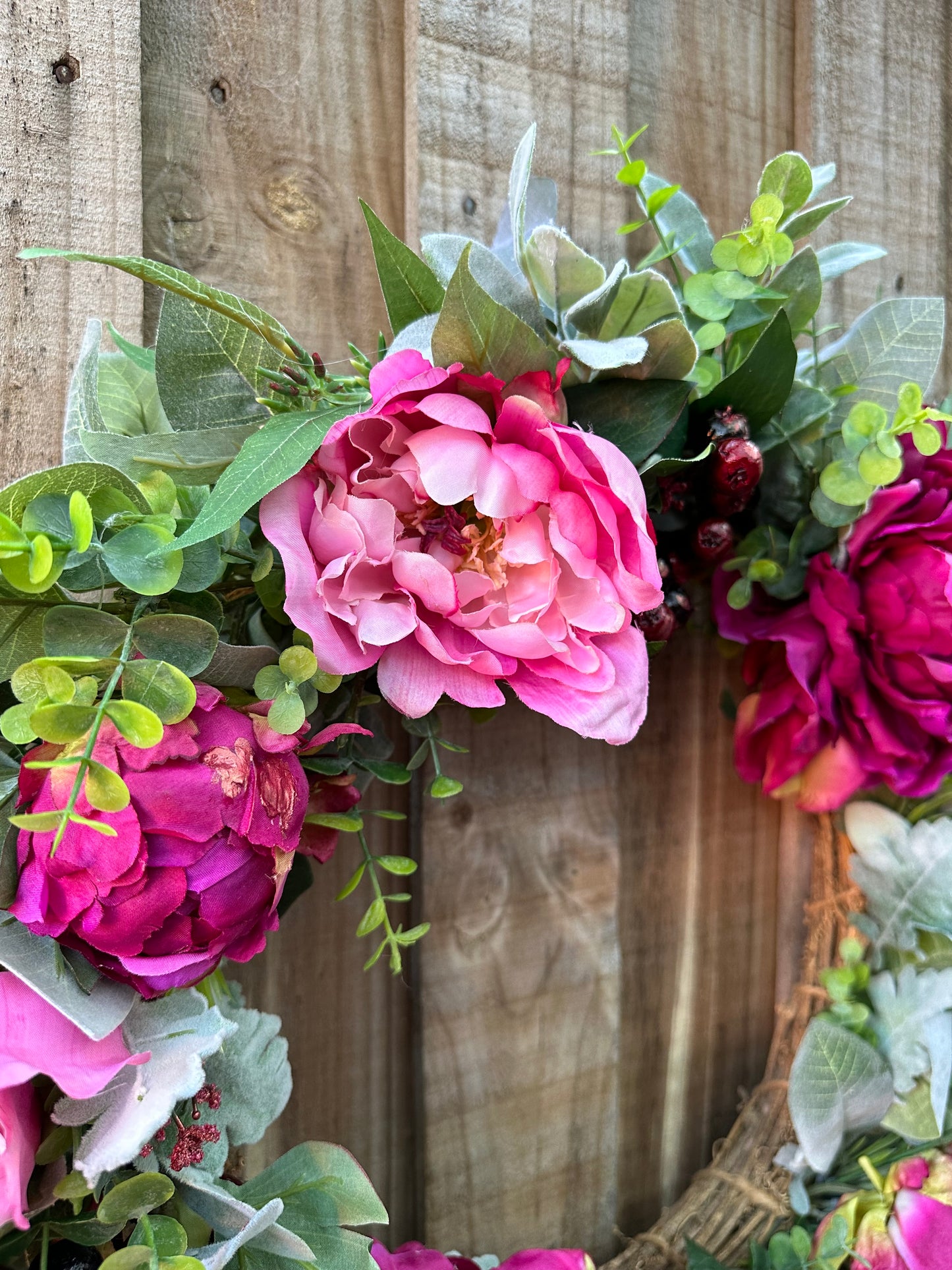 Burgundy Rhapsody Wreath