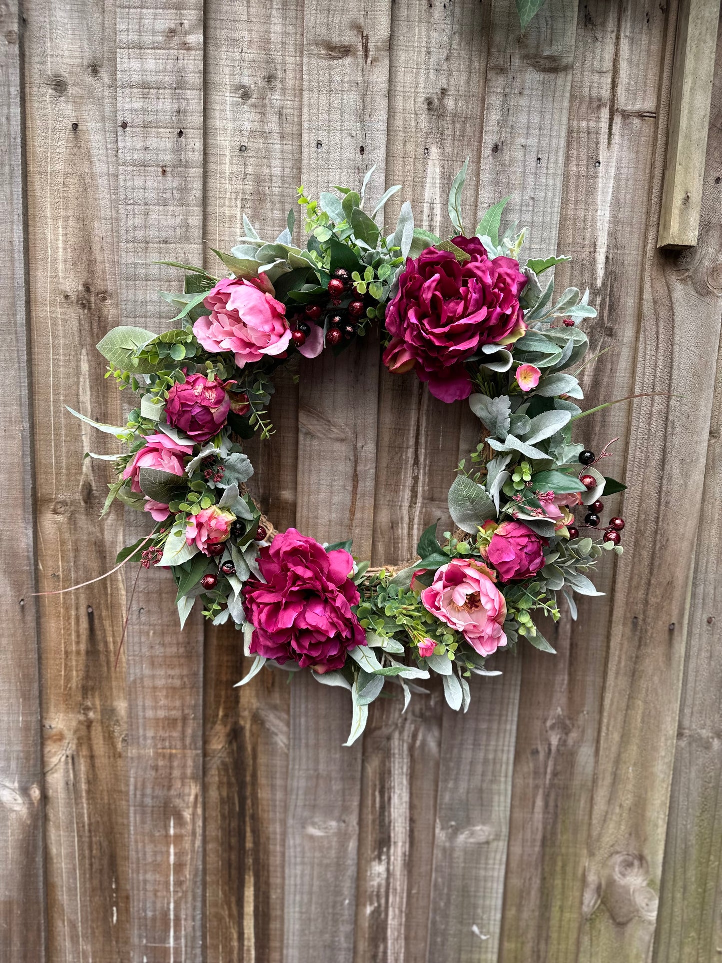 Burgundy Rhapsody Wreath