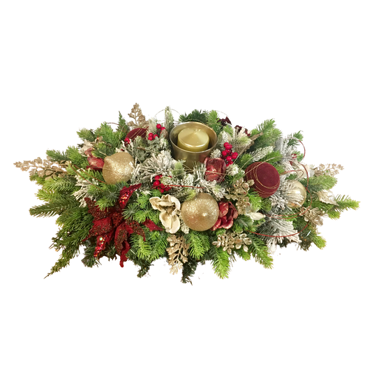 Victorian Style Christmas Centerpiece