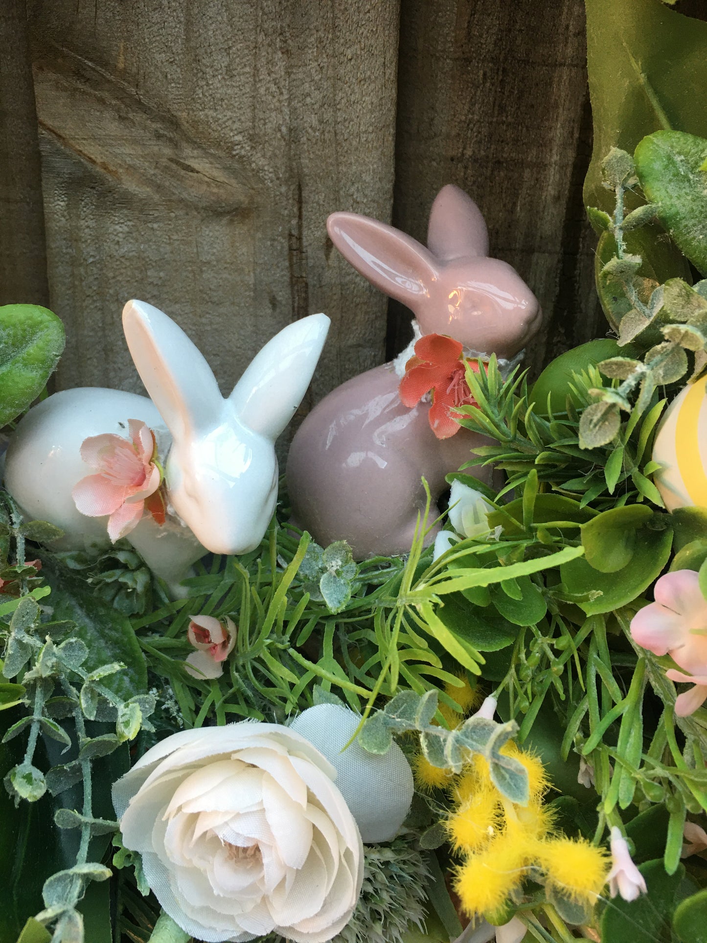 Hopping Along Easter Hunt Road Wreath