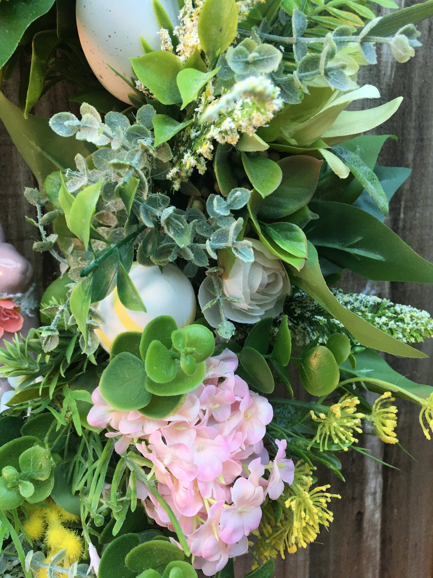 Hopping Along Easter Hunt Road Wreath