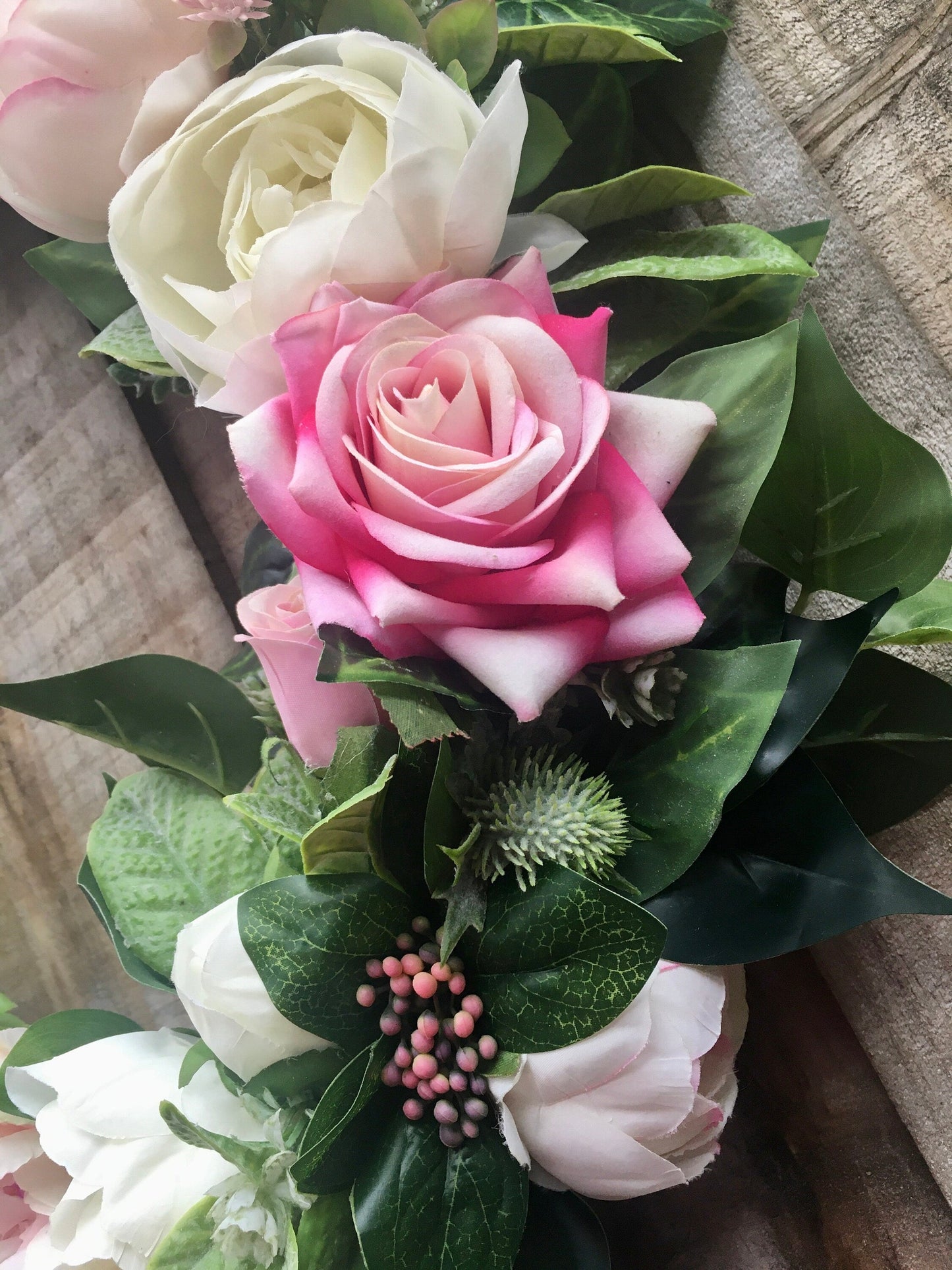 The Merging Hues of Pink Wreath