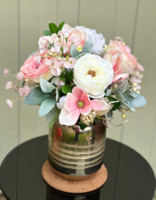 Rose Gold Allure Floral Arrangement