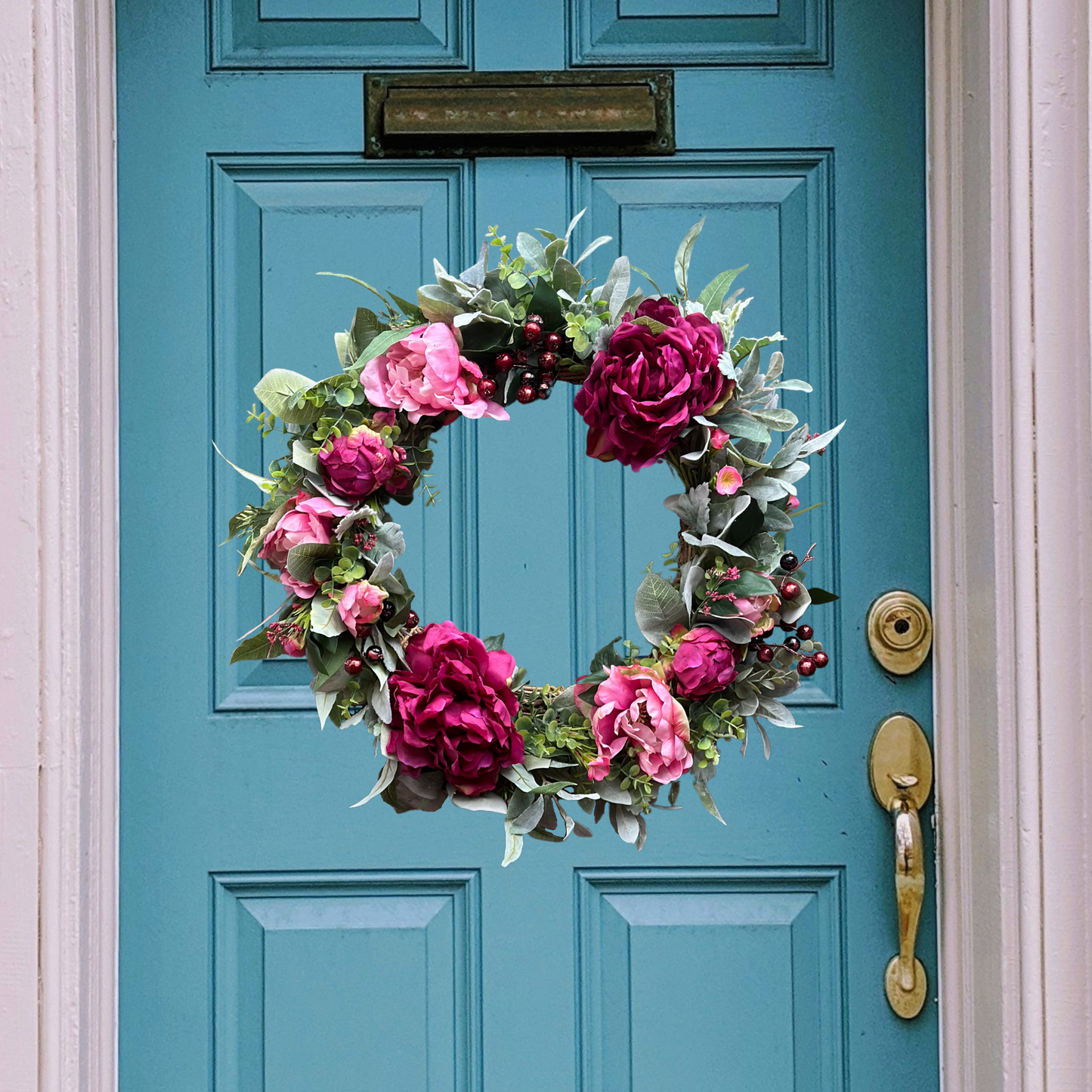 Burgundy Rhapsody Wreath