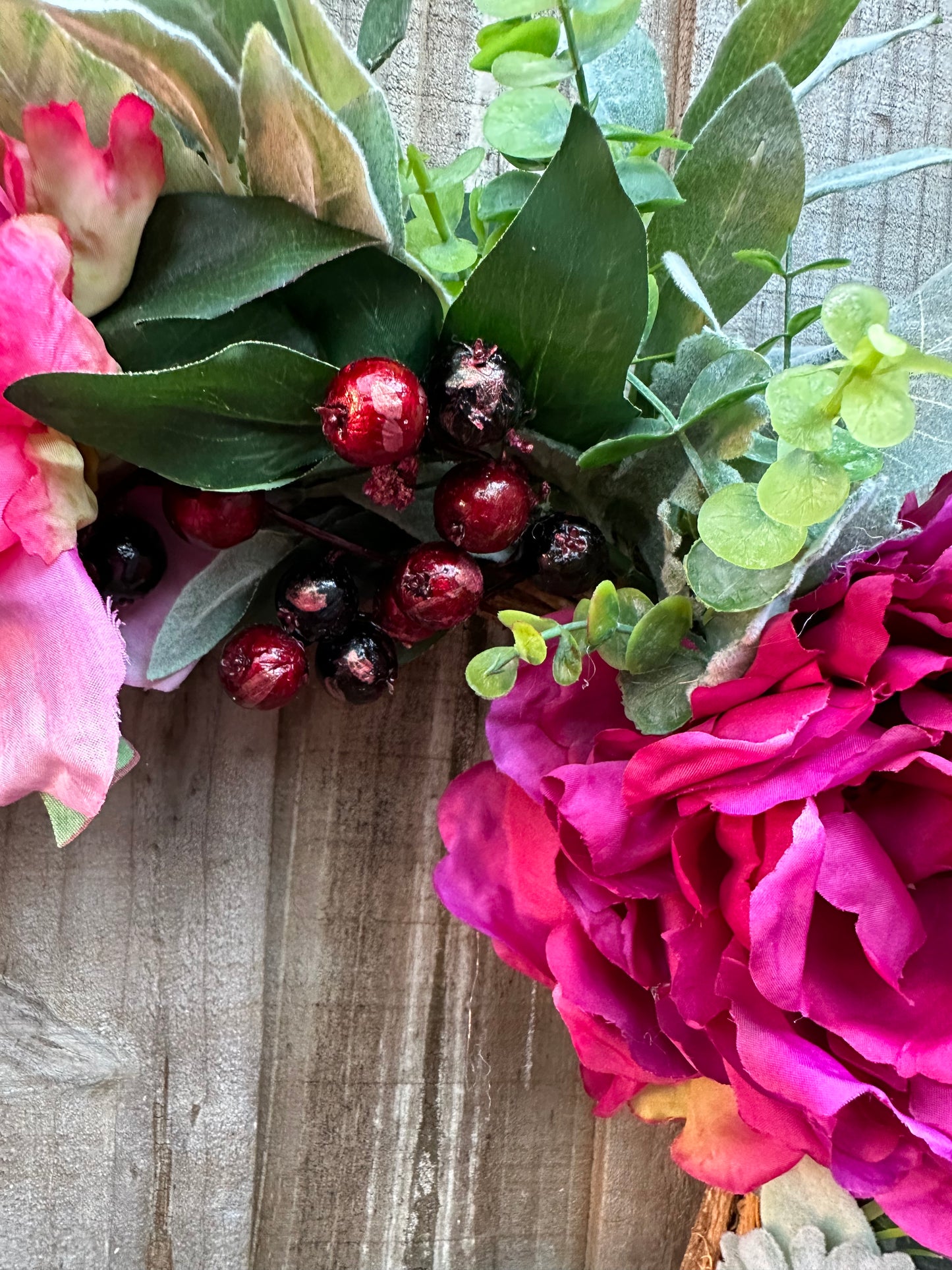 Burgundy Rhapsody Wreath