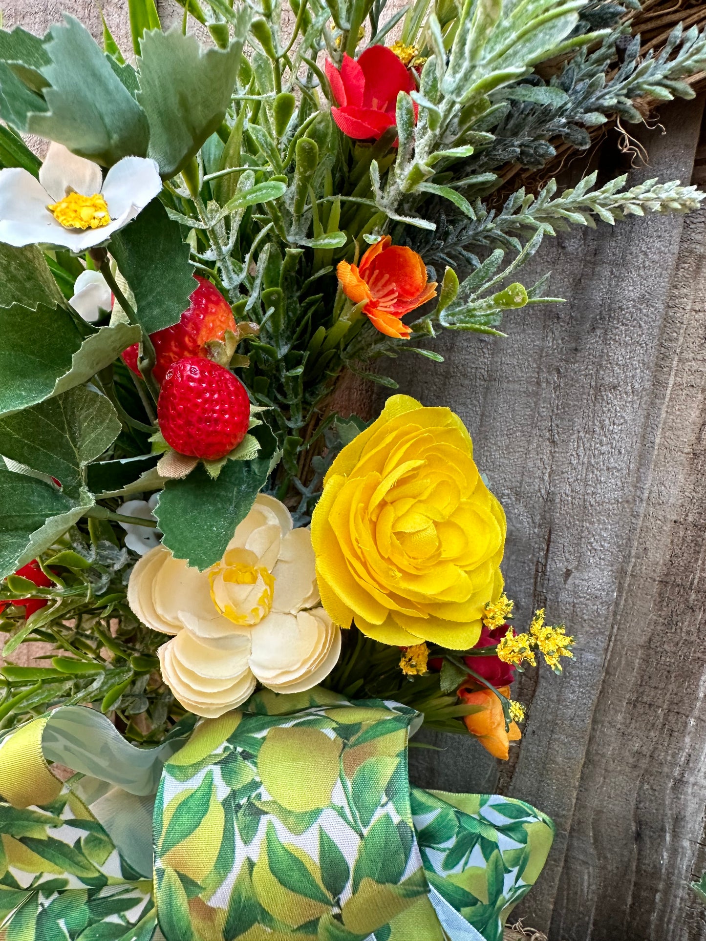 Strawberry Farm Wreath