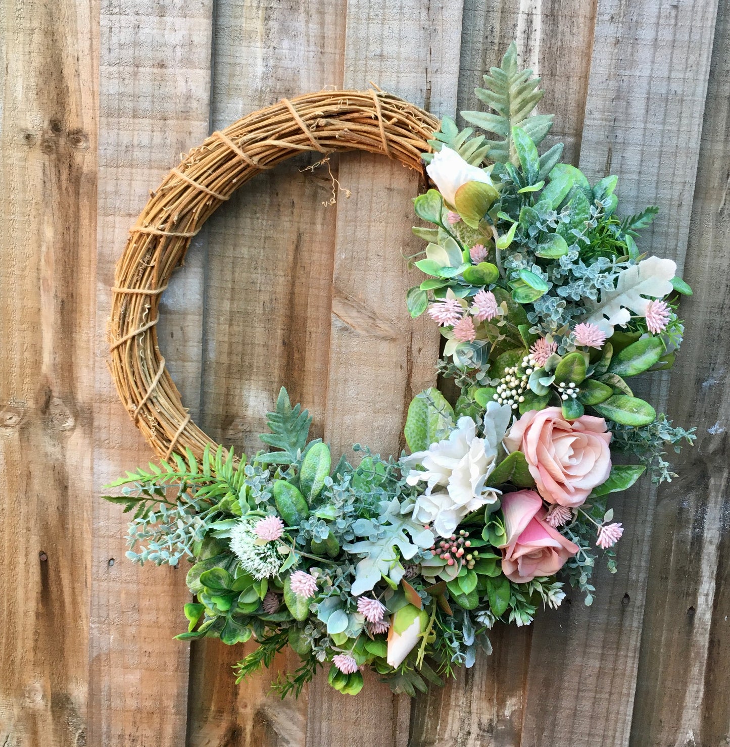 Love Grows Here Wreath