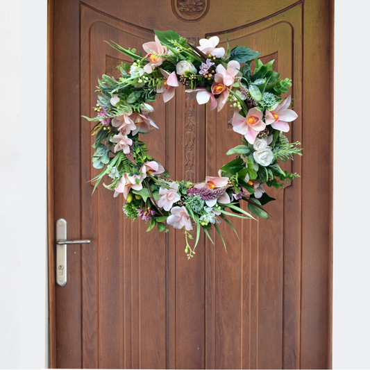 Orchid Waltz Wreath