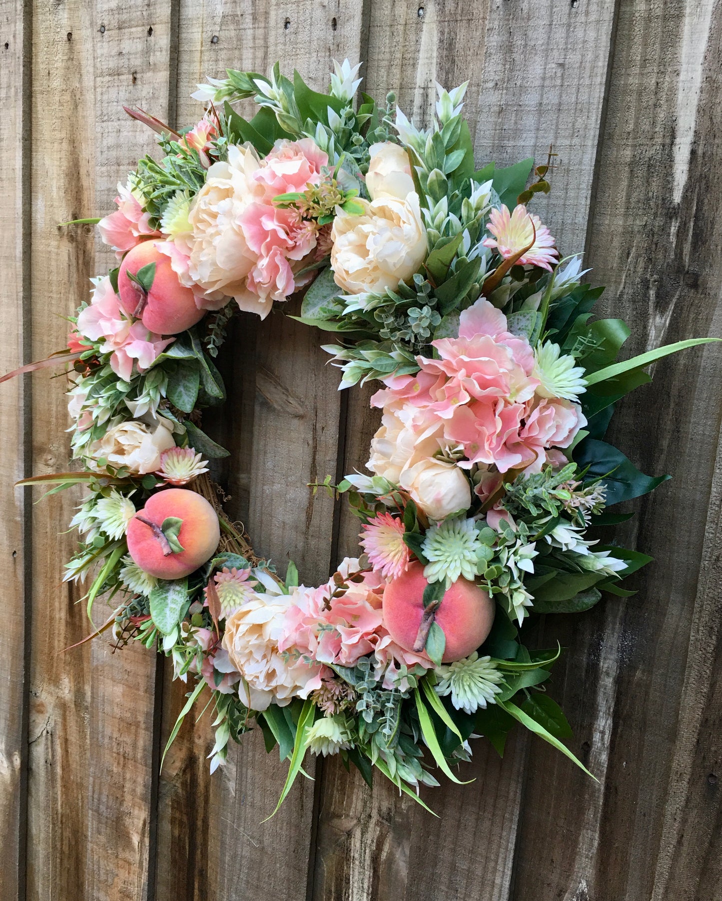 Peaches & Cream Wreath