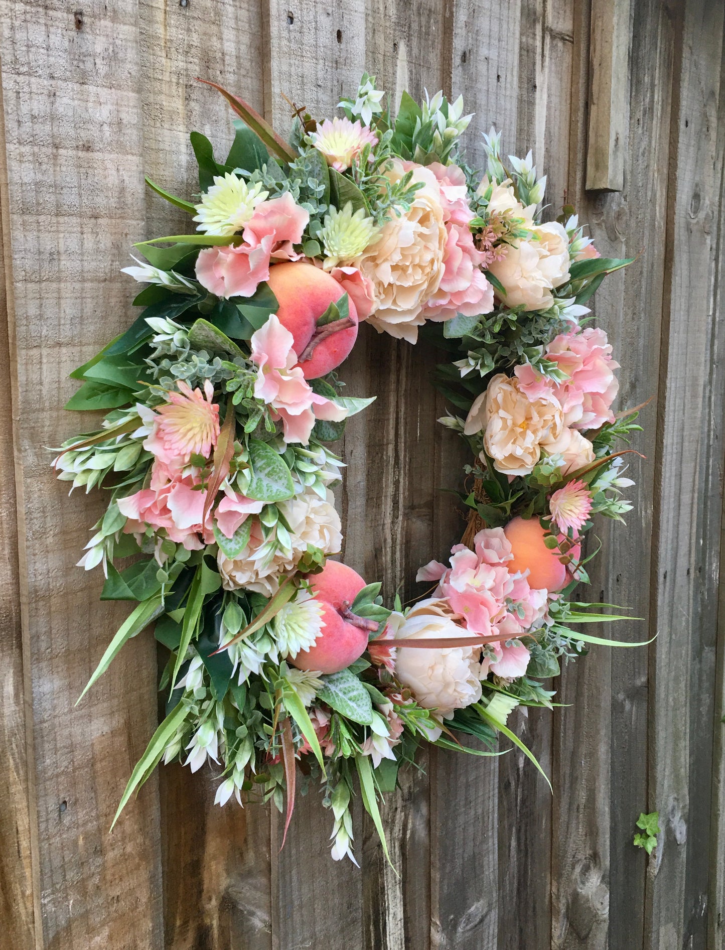 Peaches & Cream Wreath