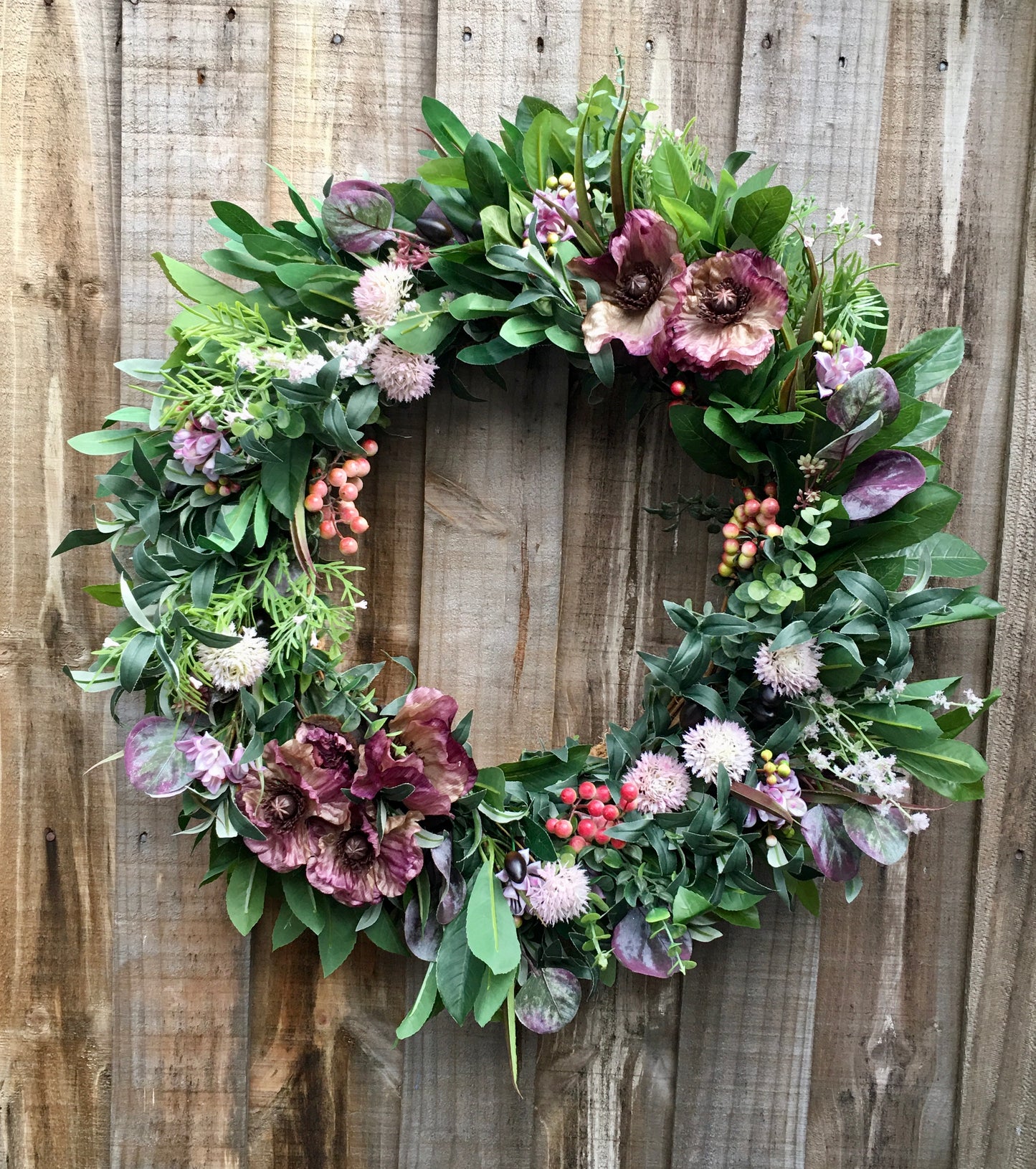 Plum Fantasy Wreath