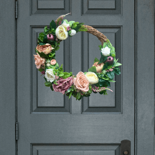 Toffee and Cream Wreath